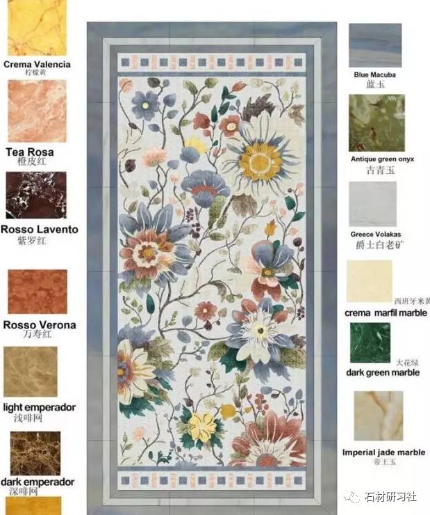 石材马赛克拼图，一点一滴的拼接艺术