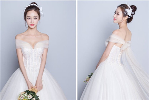 没胸怎么穿婚纱 胸小的新娘可以选择什么款式的婚纱