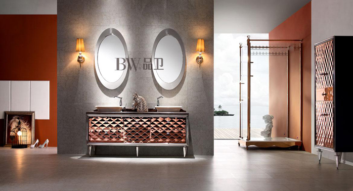 不锈钢浴室柜产品 品卫不锈钢浴室柜推荐