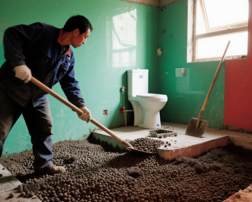 陶粒回填卫生间操作方法