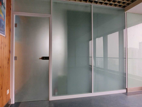 磨砂玻璃隔断的选购及安装注意事项