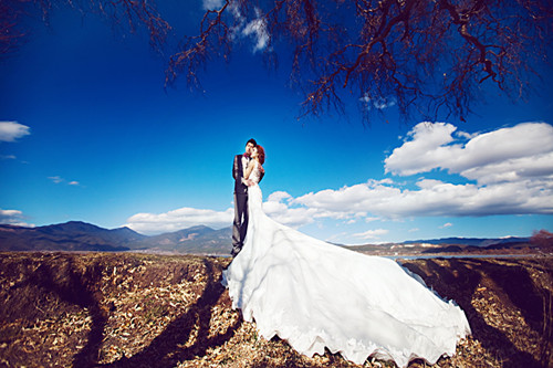 成都兰蔻婚纱摄影 婚纱照经典拍摄姿势