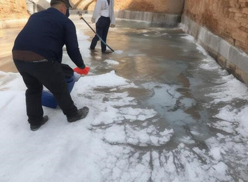 地面固化剂施工工艺流程