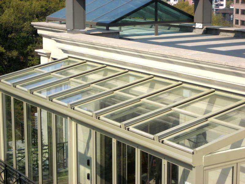 阳光房电动天窗怎么安装