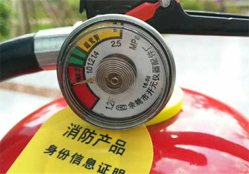 灭火器压力表三种颜色代表什么
