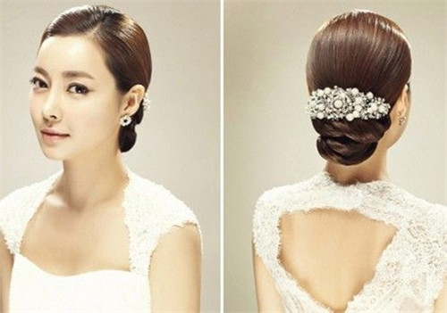 韩国新娘发型款式  新娘发型步骤