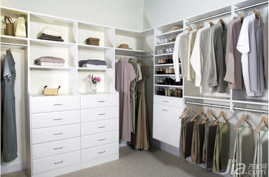 开放式衣柜有哪些优缺点   开放式衣柜效果图