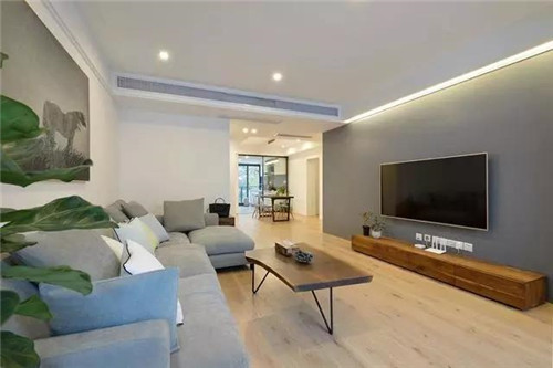 现代极简家居，简单大方，软装搭配好喜欢！