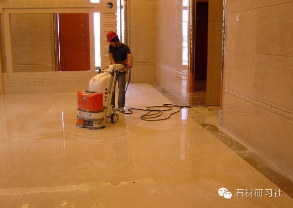 石材翻新结晶过程讲解