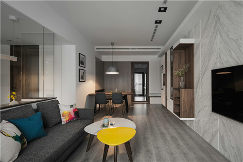 灰色地砖装修效果图，高级灰的名头可不是白叫的