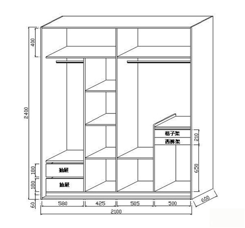 定制衣柜多少钱一平方 定制整体衣柜价格计算方式