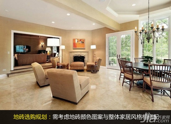 地板砖颜色与搭配  地板砖装修效果图