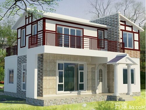 外墙瓷砖搭配效果图欣赏