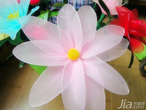 玫瑰丝网花的做法 玫瑰丝网花的材料准备