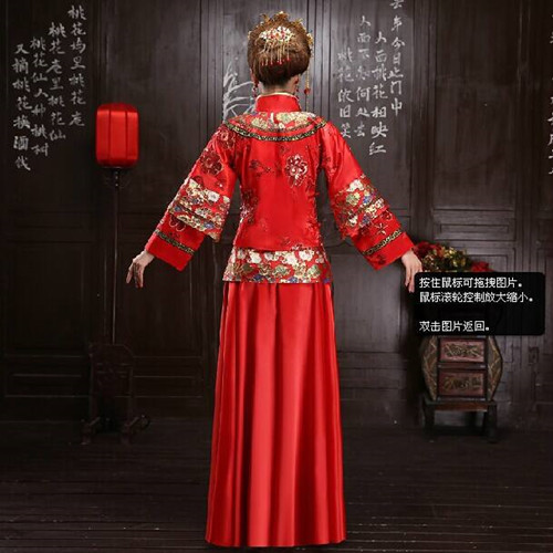 中式婚礼礼服图片2017  中式婚礼礼服有几种款式