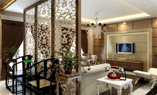 雕花隔断效果图 哪种隔断造型好看