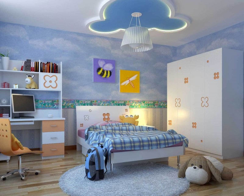 被忽略的儿童房吊顶！