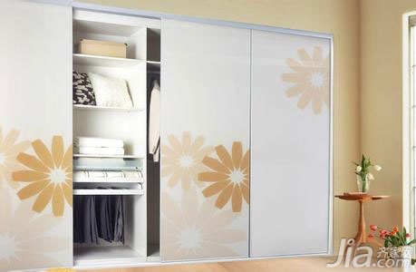 衣柜玻璃门是什么材质  图案是怎么做上去的