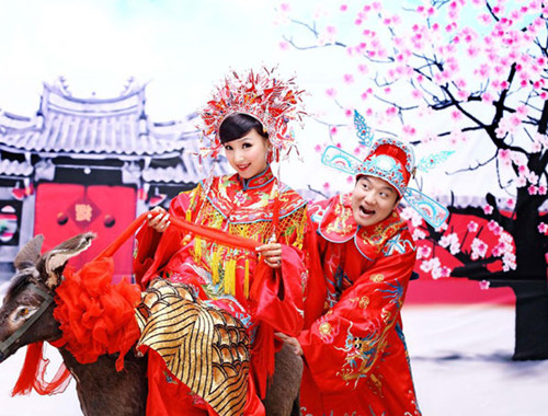 古装婚纱照片图片大全  拍古装婚纱照的姿势