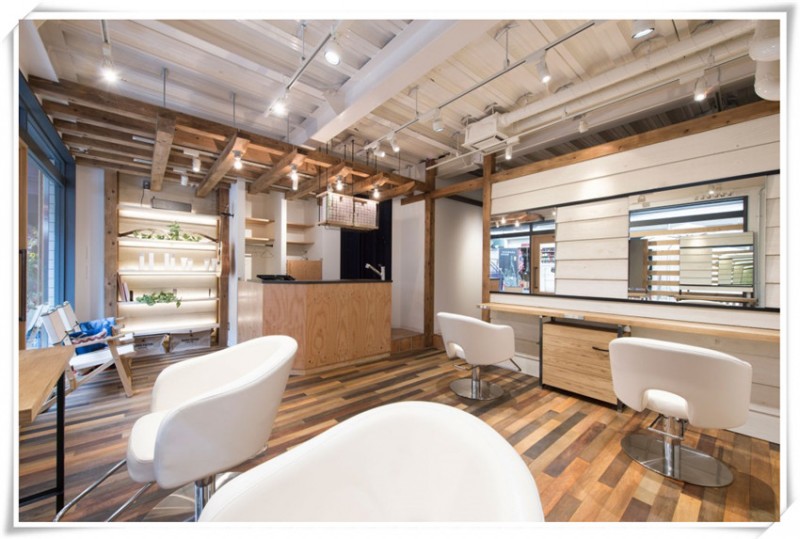 合肥美发店装修，简约原木风设计，给你不一样的体验