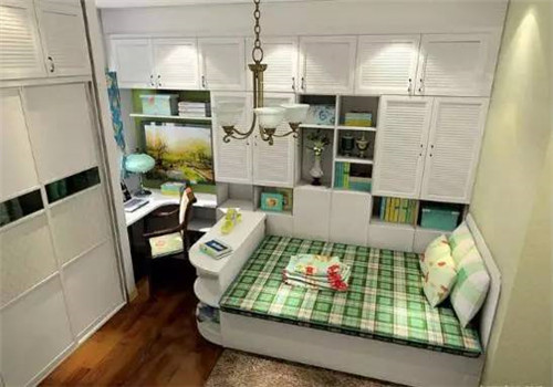 榻榻米床装修效果图 6平米小房间榻榻米装修让人过目难忘
