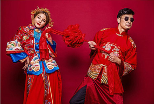 婚纱古装照片欣赏 如何拍好传统古装婚纱照