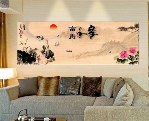 家居风水之山水画如何选择  家居各个空间山水画如何选择