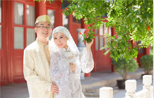 回族婚纱照欣赏 拍婚纱照外景推荐
