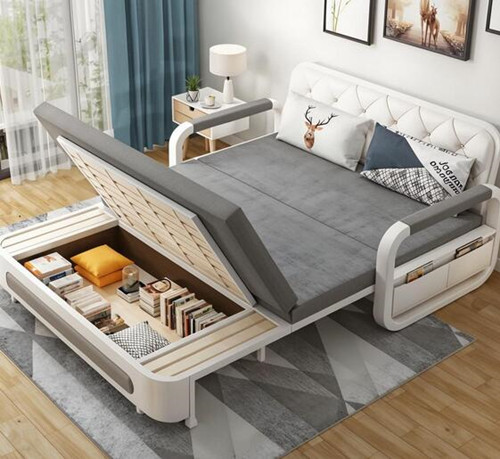 沙发床怎么放下来